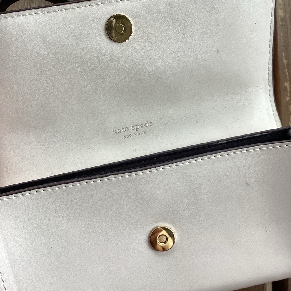 kate spade Cream Leather Bow Belt Bag - Picture 7 of 9